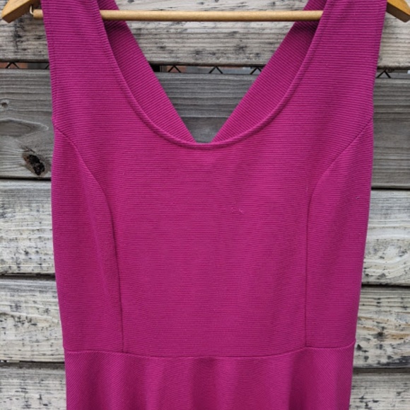 Pink Fit and Flare Dress - Picture 4 of 7